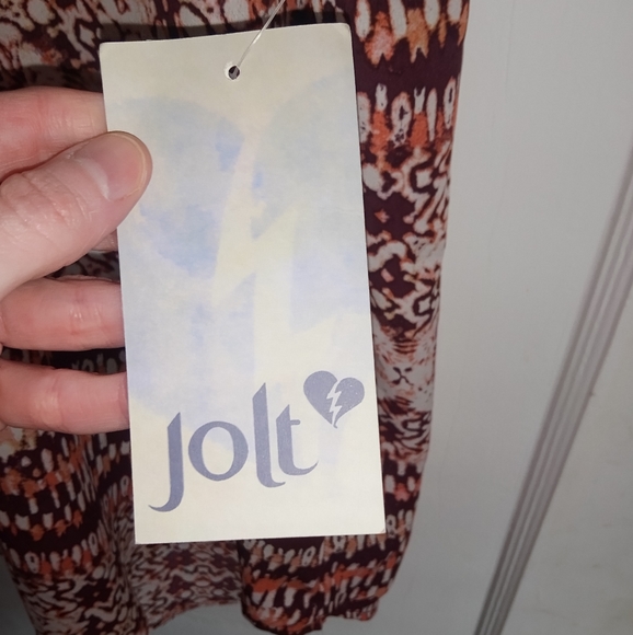NWT Jolt Juniors Flowy Blouse XL - Picture 3 of 6
